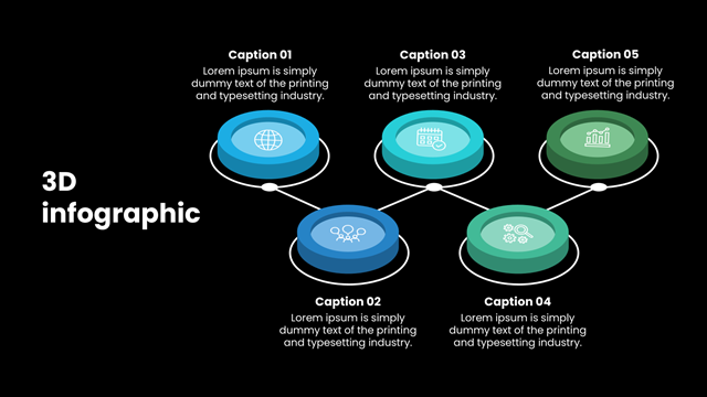 3D Infographics (Dark)